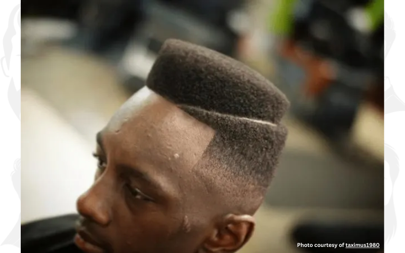 Black Faded Flat Top