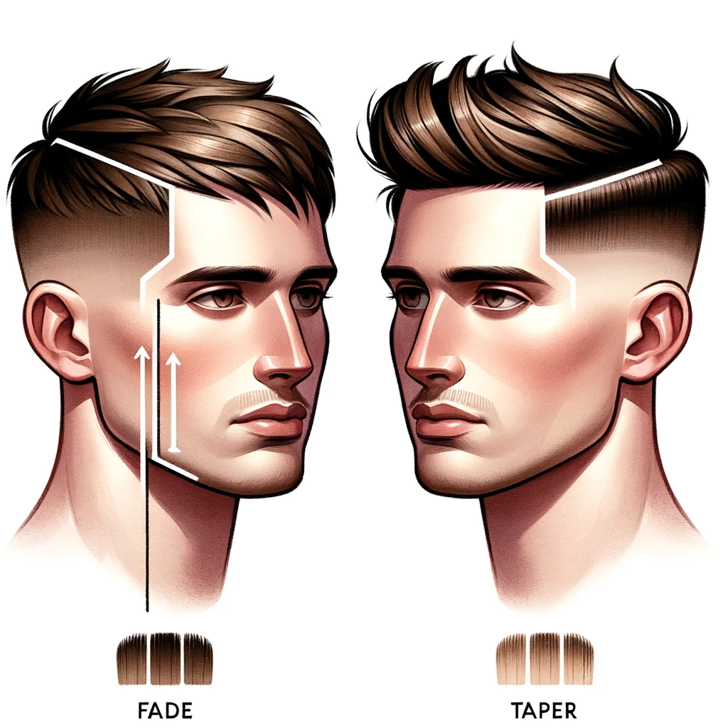 Fade vs. Taper vs. Blend differences