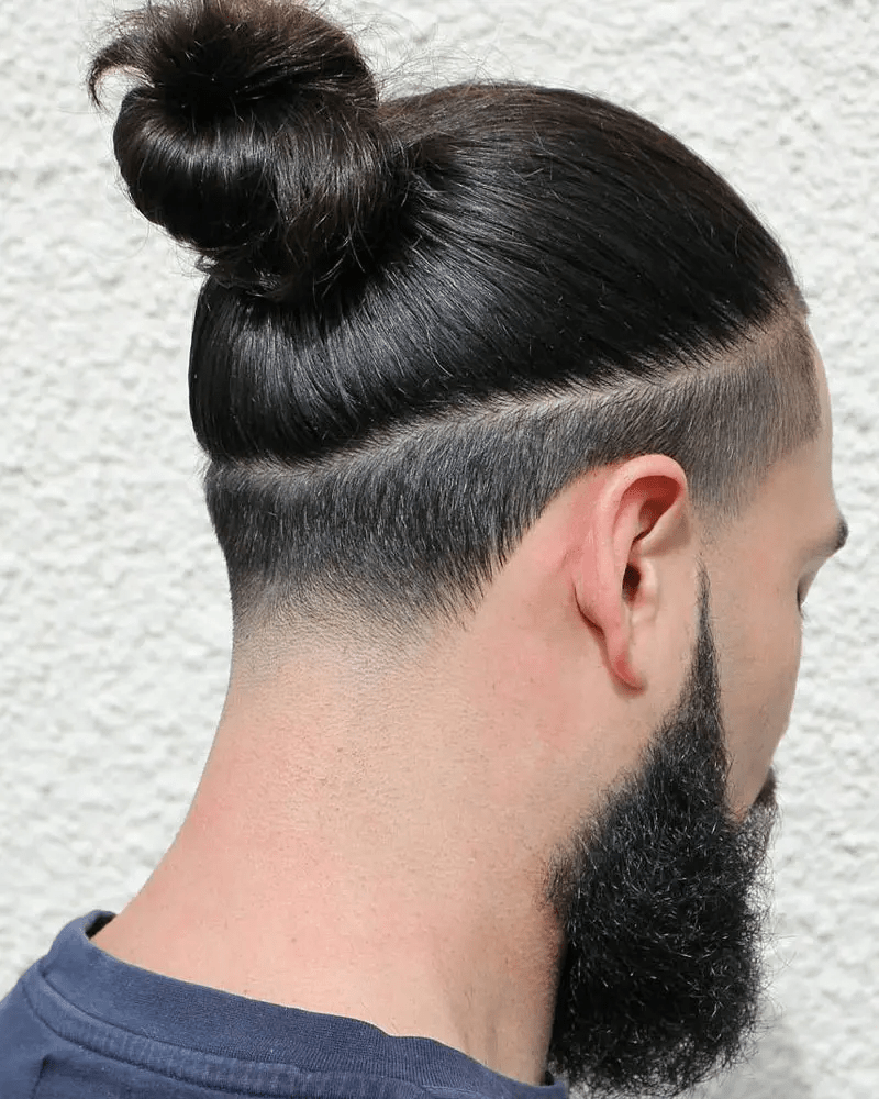 Long Hair Fade: 