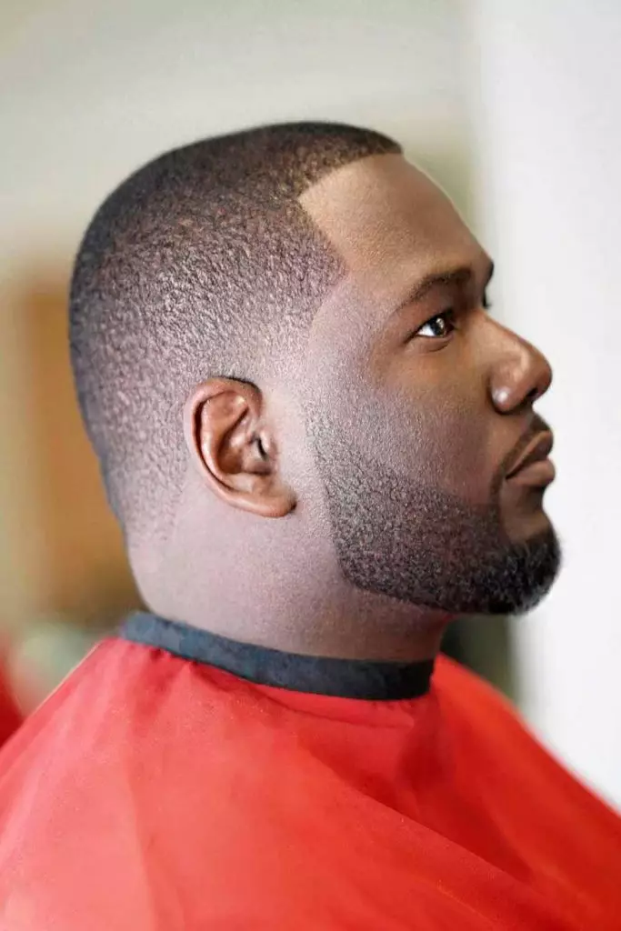 Low Fade Buzz Cut Haircut Black Men