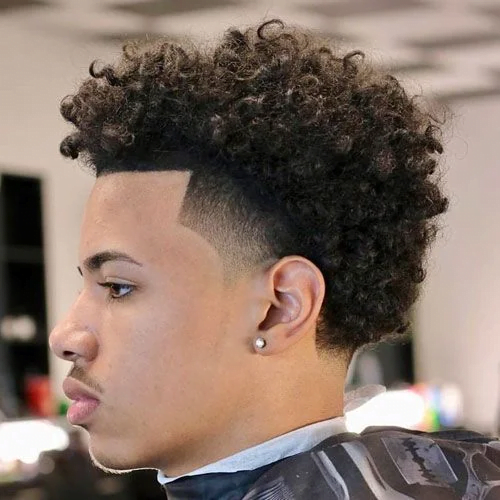 Low Taper Fade Haircuts for Black Men