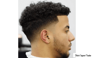 skin taper fade for curly hairs