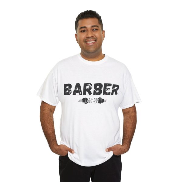 Unisex Heavy Cotton Tee Barber Tshirt - Image 17