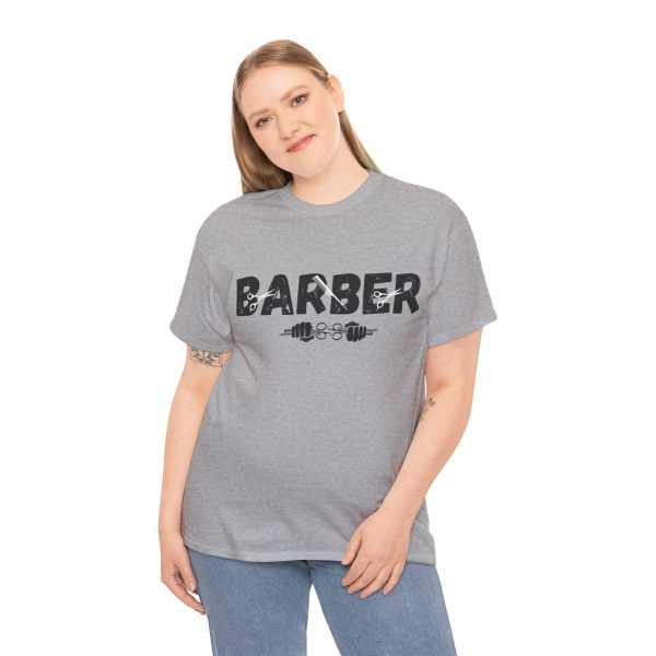 Unisex Heavy Cotton Tee Barber Tshirt - Image 66