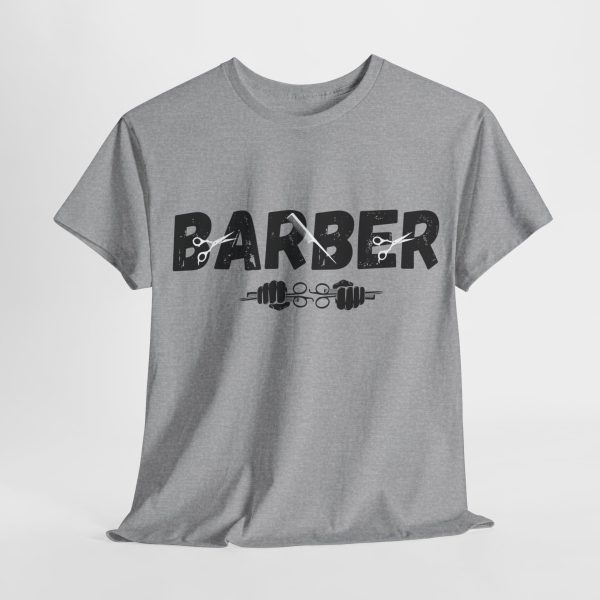 Unisex Heavy Cotton Tee Barber Tshirt - Image 60