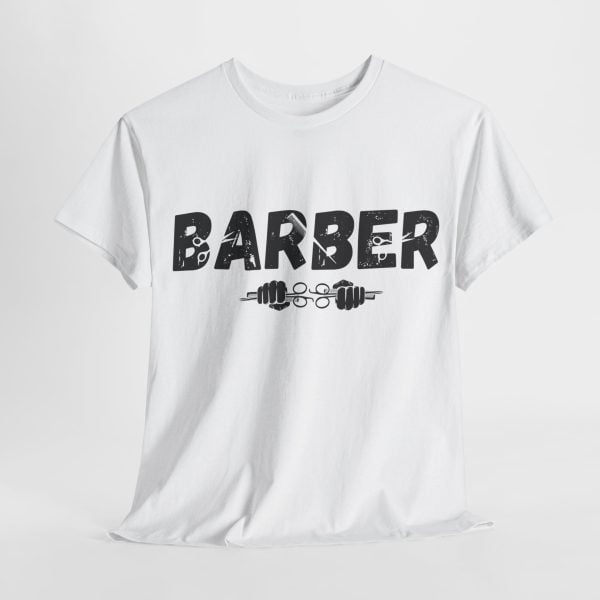 Unisex Heavy Cotton Tee Barber Tshirt - Image 6