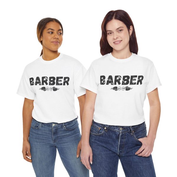 Unisex Heavy Cotton Tee Barber Tshirt - Image 25