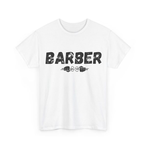 Unisex Heavy Cotton Tee Barber Tshirt - Image 3