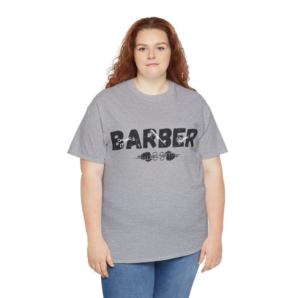 Unisex Heavy Cotton Tee Barber Tshirt - Image 69