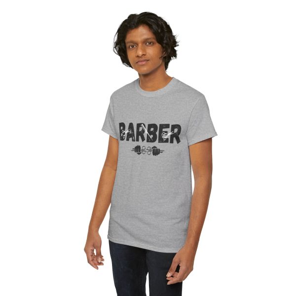 Unisex Heavy Cotton Tee Barber Tshirt - Image 73