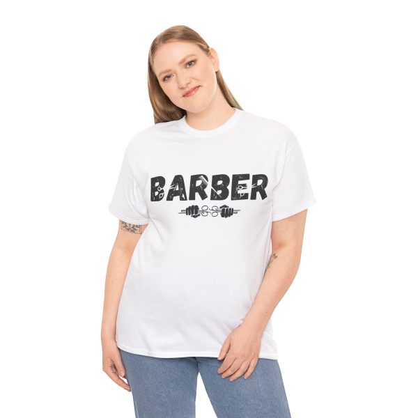 Unisex Heavy Cotton Tee Barber Tshirt - Image 12