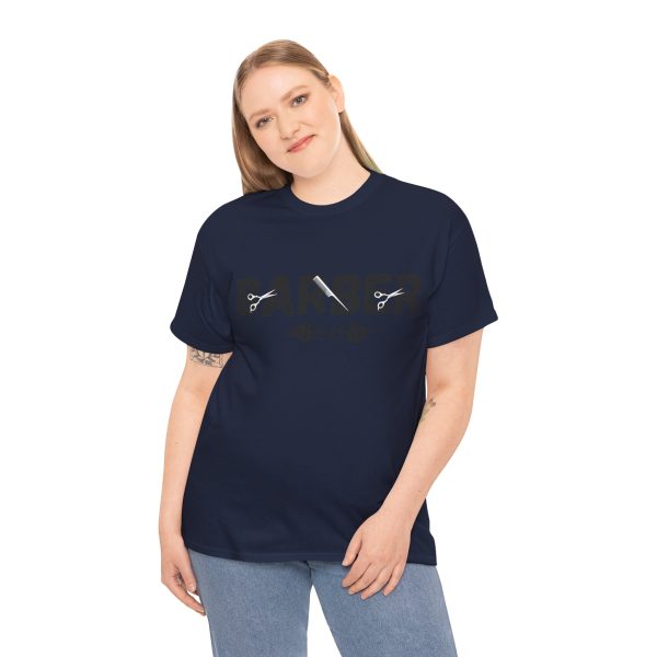Unisex Heavy Cotton Tee Barber Tshirt - Image 93