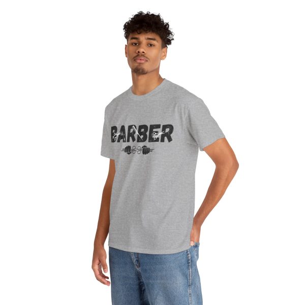 Unisex Heavy Cotton Tee Barber Tshirt - Image 68
