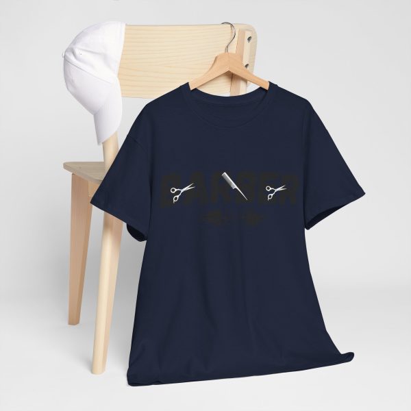Unisex Heavy Cotton Tee Barber Tshirt - Image 89