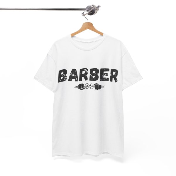 Unisex Heavy Cotton Tee Barber Tshirt - Image 7