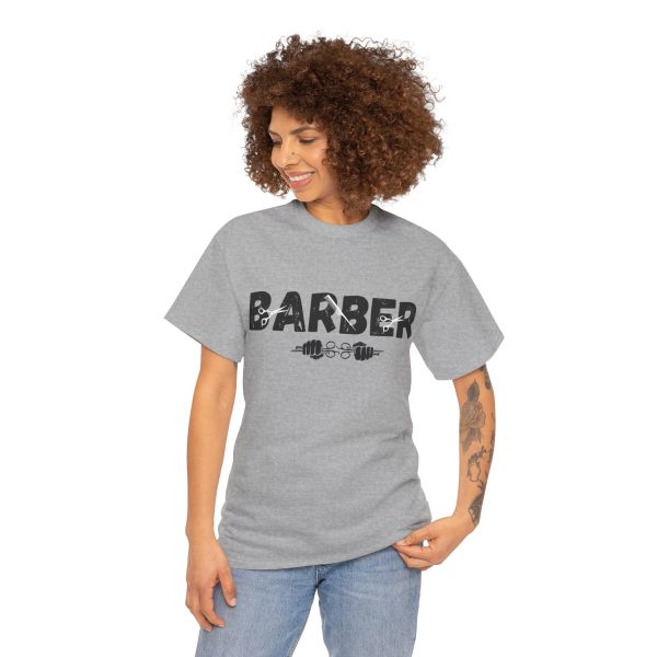 Unisex Heavy Cotton Tee Barber Tshirt - Image 65