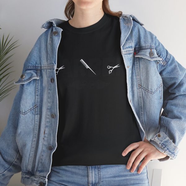 Unisex Heavy Cotton Tee Barber Tshirt - Image 50