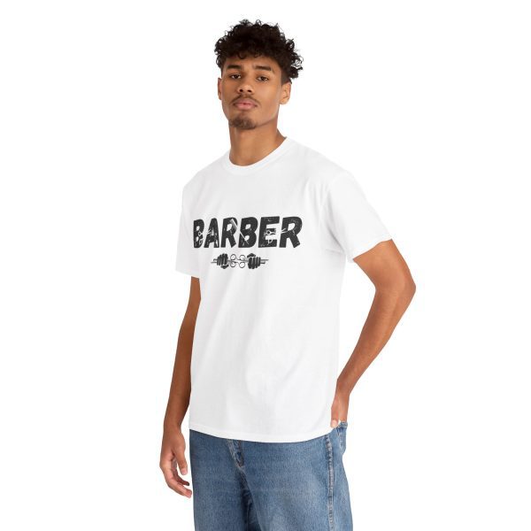 Unisex Heavy Cotton Tee Barber Tshirt - Image 14