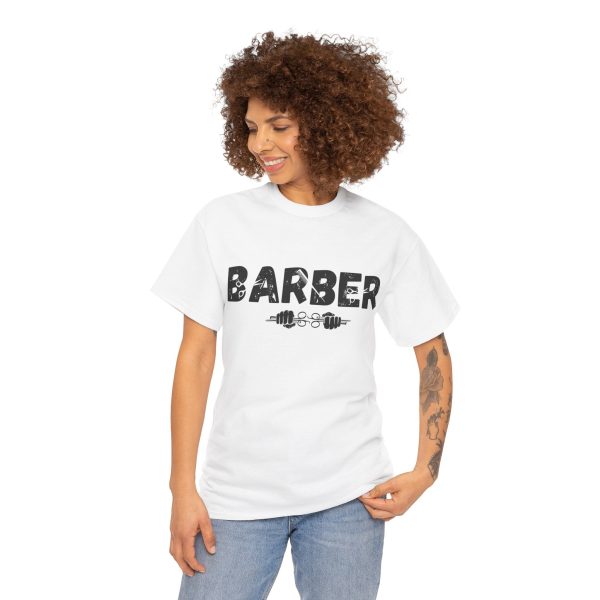 Unisex Heavy Cotton Tee Barber Tshirt - Image 11