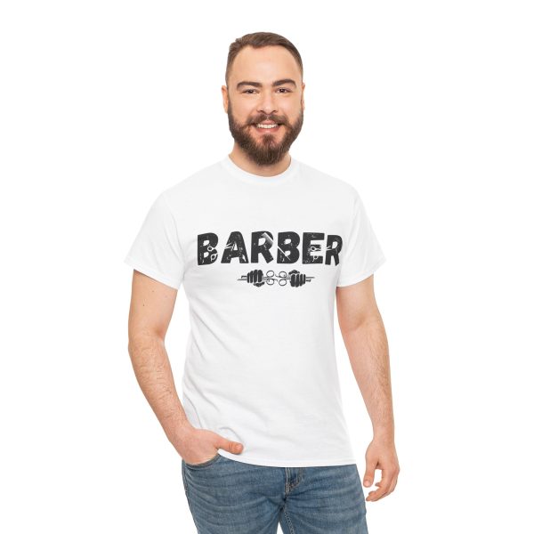 Unisex Heavy Cotton Tee Barber Tshirt - Image 13