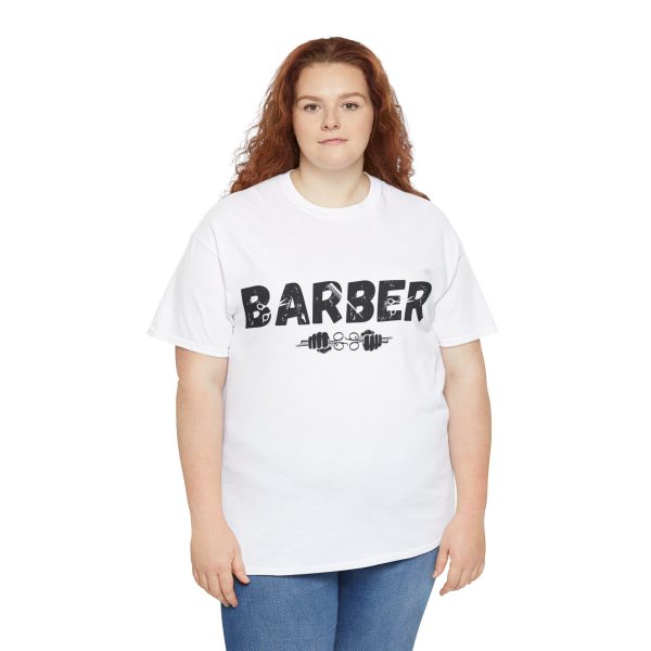 Unisex Heavy Cotton Tee Barber Tshirt - Image 15