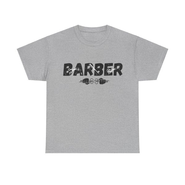Unisex Heavy Cotton Tee Barber Tshirt - Image 55
