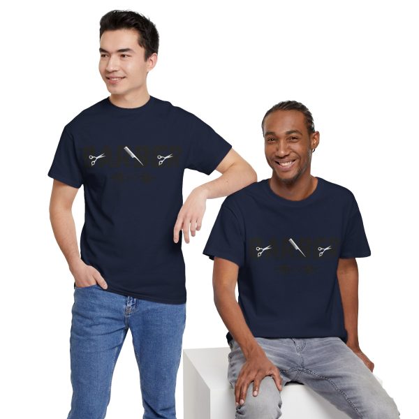 Unisex Heavy Cotton Tee Barber Tshirt - Image 107