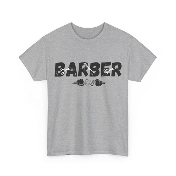 Unisex Heavy Cotton Tee Barber Tshirt - Image 57