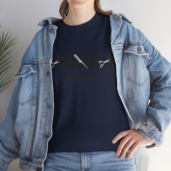 Unisex Heavy Cotton Tee Barber Tshirt - Image 104