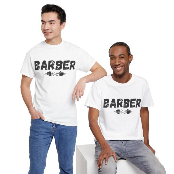 Unisex Heavy Cotton Tee Barber Tshirt - Image 26