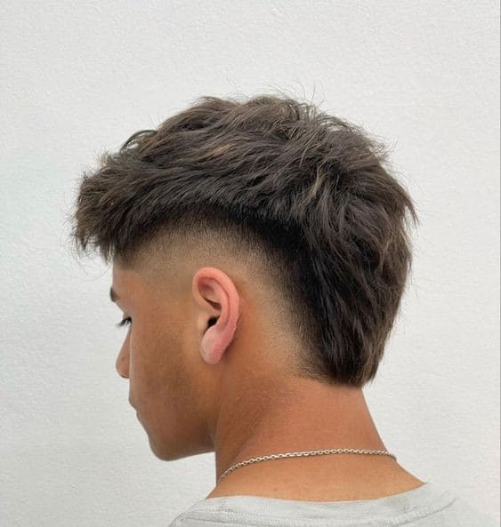 Low Taper Fade Mullet