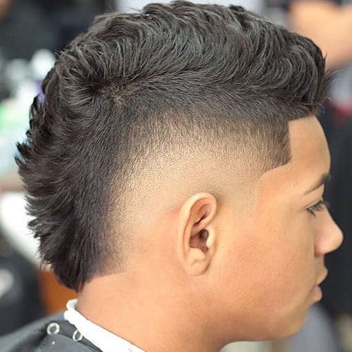 Taper Fade with a Faux Hawk