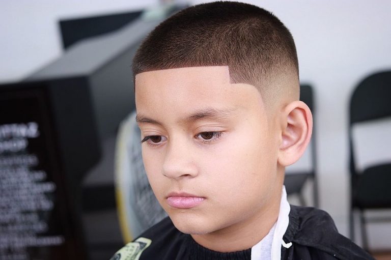 Buzz Cut + Fade Haircut for Boys