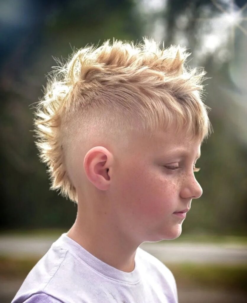 Cool Mohawk Haircut for Boys