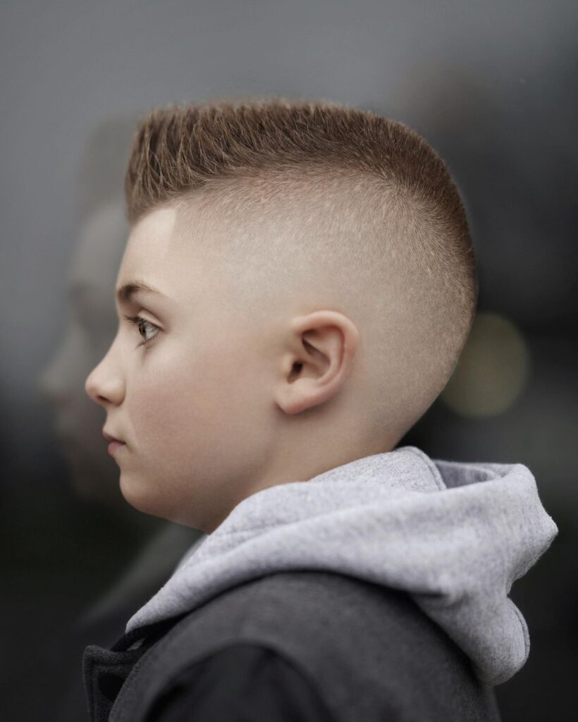  High Fade Haircut with Spikes