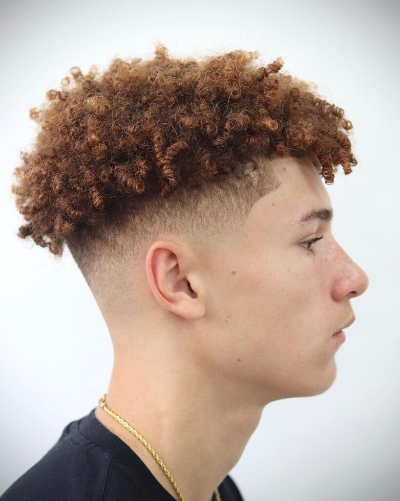 Undercut for Boys with Curly Hair