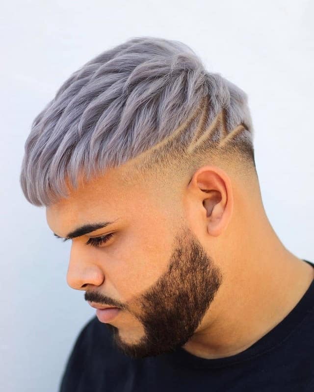 Skin Tapered Fade with Curls