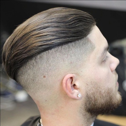 Brushed Back Disconnected Undercut