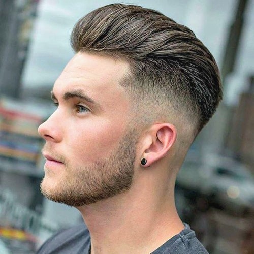 Modern Brushed Back Hair