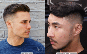 Swept Top with Skin Fade