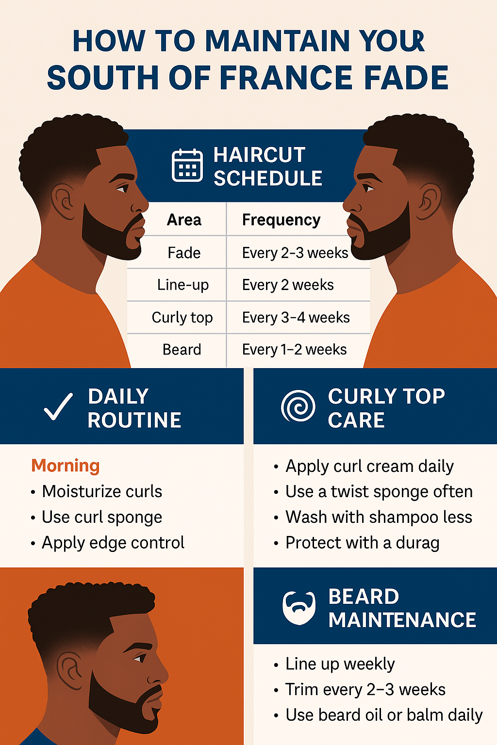 How to Maintain Your South of France Fade