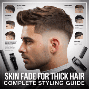 Skin Fade for Thick Hair Complete Styling Guide