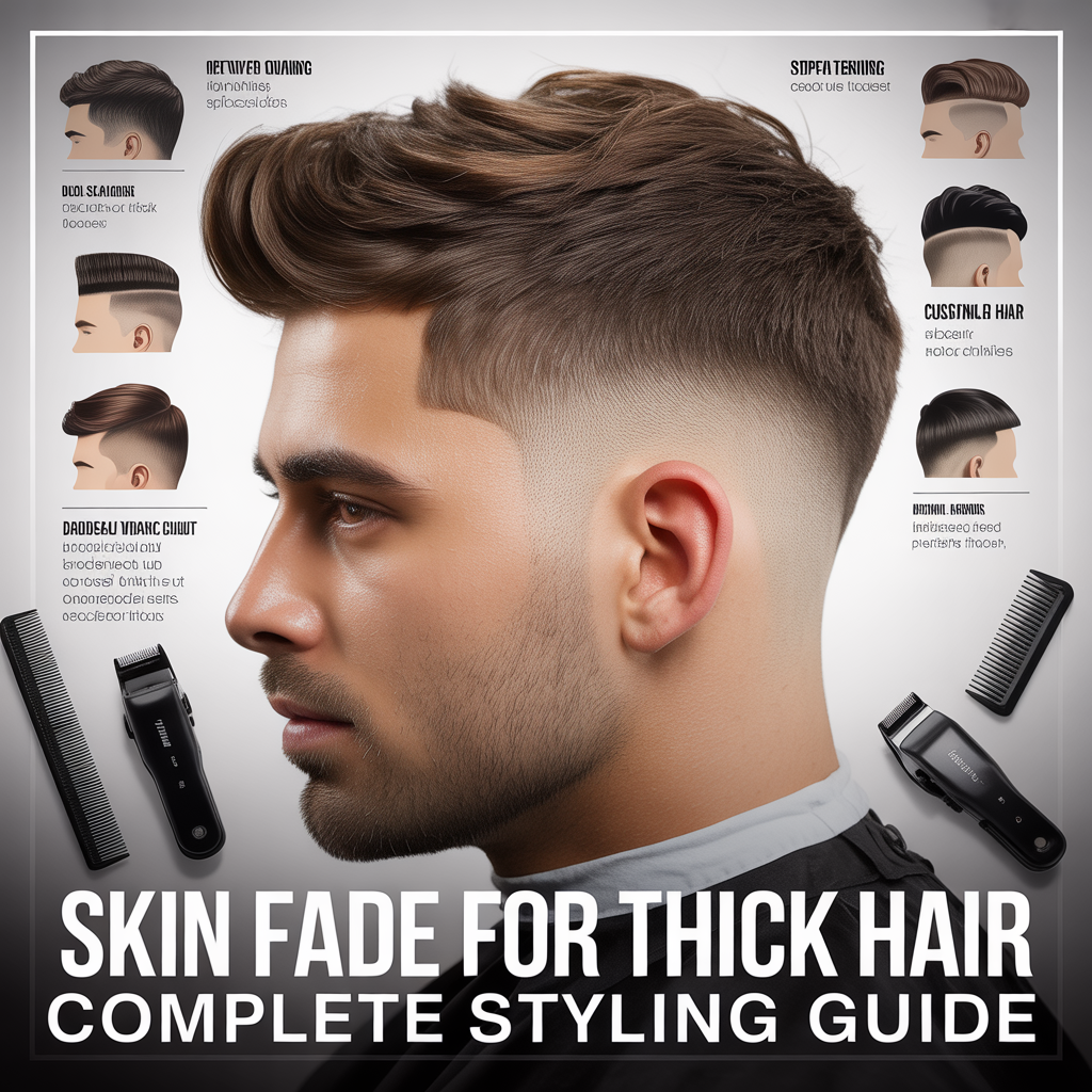 Skin Fade for Thick Hair Complete Styling Guide