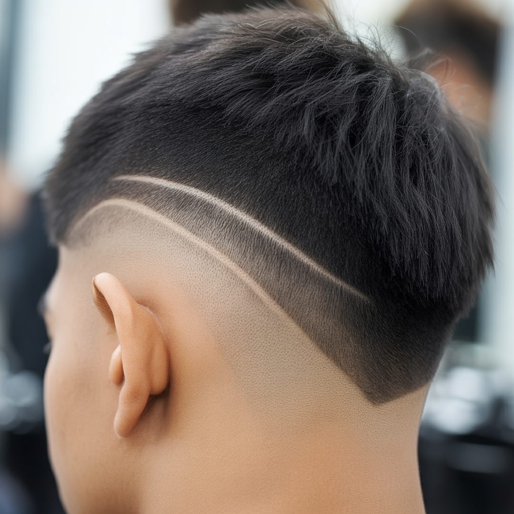 Skin Fade for Thick Hair