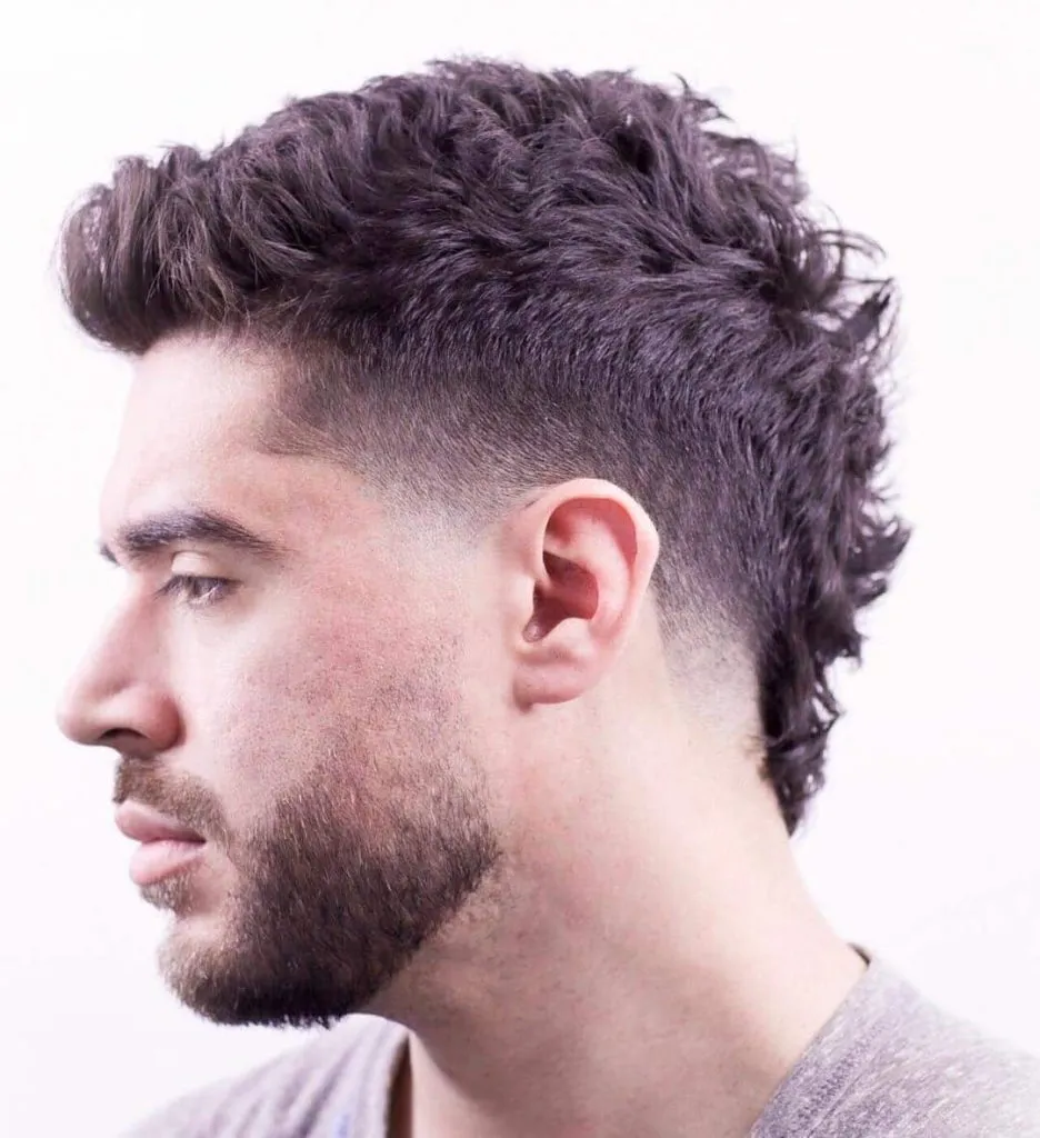 Low Taper Fade Mullet