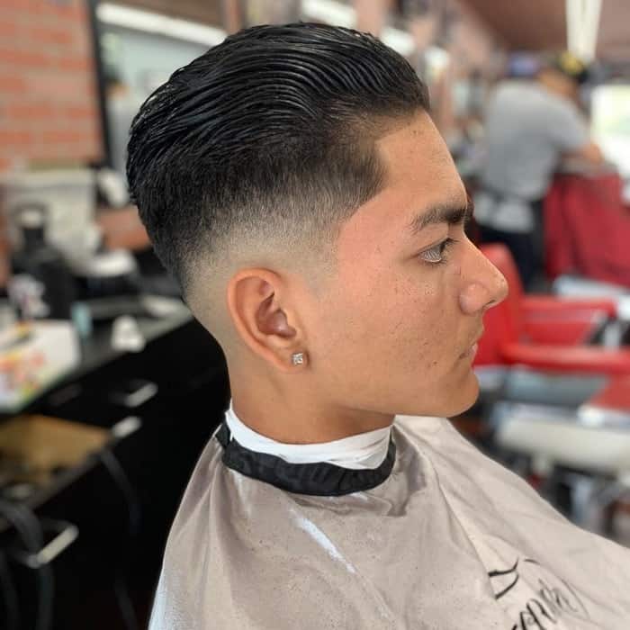 Slicked Back Fade