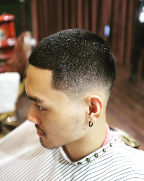 Taper Haircut with Curly Hair